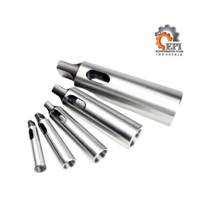 Adaptateur de manchon conique Morse MT6 vers MT1 haute précision pour machine-outil.