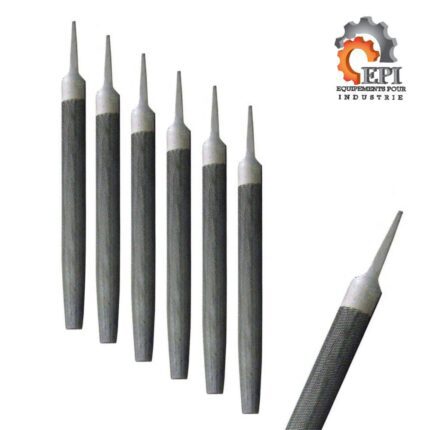 Lime d’atelier demi-ronde pointue 200mm