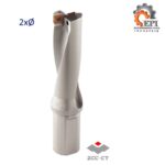 Foret à plaquettes ZSD02 2xØ ZCC-CT