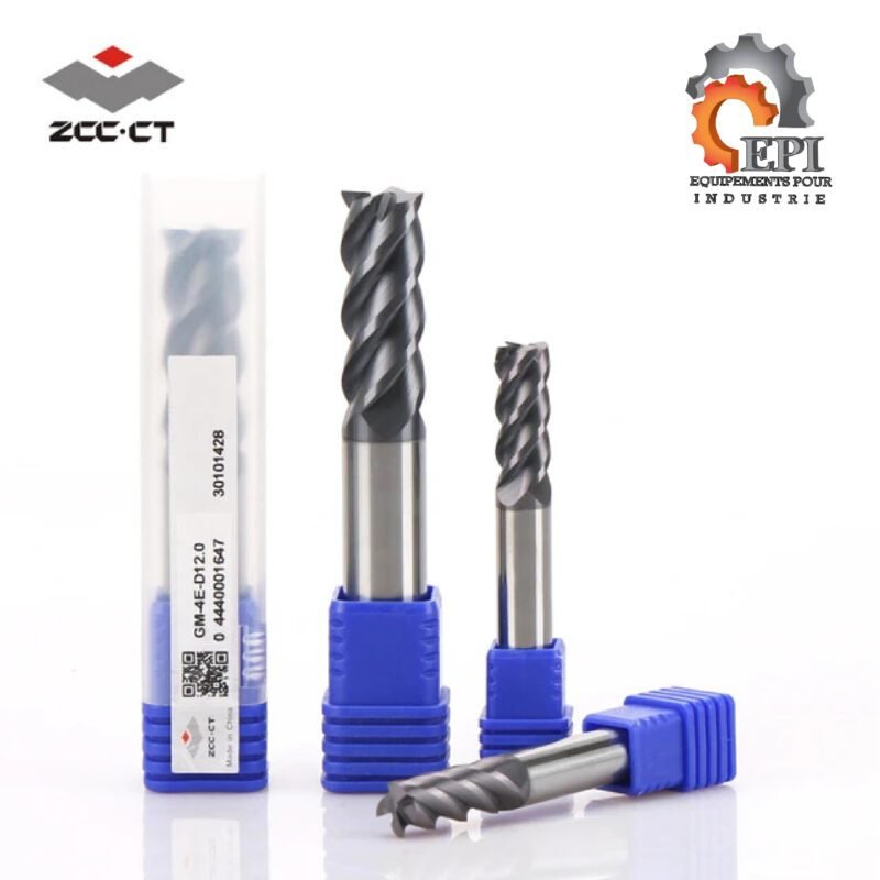 Fraise à Chanfreiner Carbure Metal Removal 1/2" 60° - 1/4" Queue - Pour Métal - Fabriqué USA