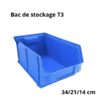 Bac à Bec de Stockage Bleu T1/T2/T3 | Rangement Atelier - Epi Industrie