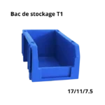 Bac à Bec de Stockage Bleu T1/T2/T3 | Rangement Atelier - Epi Industrie