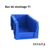 Bac à Bec de Stockage Bleu T1/T2/T3 | Rangement Atelier - Epi Industrie