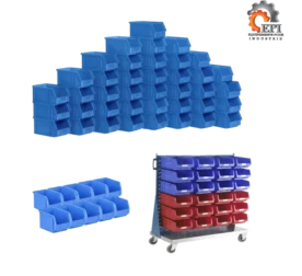 Bac à Bec de Stockage Bleu T1/T2/T3 | Rangement Atelier - Epi Industrie
