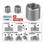 Filets rapportés A-COIL INOX 1,5 x DØ