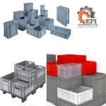 Caisse industriel polyéthylène à parois