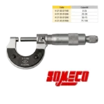Micromètre d'extérieur, Palmer 0-25mm, mesure de précision 0.01mm, instrument métrologie atelier, outillage industriel professionnel.