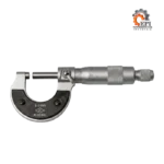 Micromètre d'extérieur professionnel 0-25mm série ECO précision 0,01mm sur fond blanc lumineux