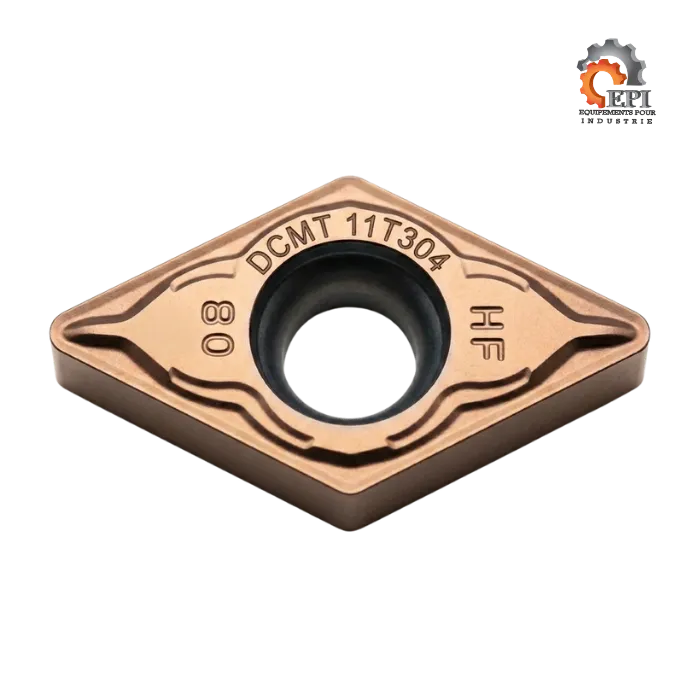 Plaquette de tournage carbure DCMT 11T304-AHF YBG9320 / YBG205H - ZCC-CT Achetez les plaquettes DCMT 11T304-AHF YBG9320 / YBG205H. Finition haute précision pour acier et inox. Qualité industrielle supérieure chez EPI Industrie.