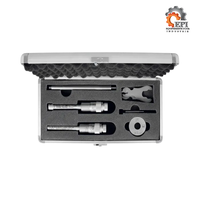 Jeu de micromètres d'intérieur 3 touches 12-20 mm – SDM0065 Résolution 0,005 mm Jeu de micromètres d'intérieur 3 touches 12-20 mm – SDM0065 Résolution 0,005 mm