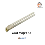 Porte-outil de tournage intérieur AKKO A40T SVQCR 16 – Compatible plaquettes VBMT 1604