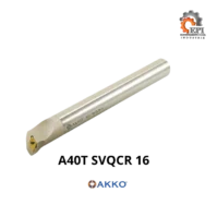 Porte-outil de tournage intérieur AKKO A40T SVQCR 16 – Compatible plaquettes VBMT 1604