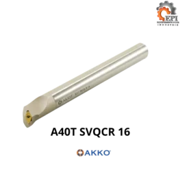 Porte-outil de tournage intérieur AKKO A40T SVQCR 16 – Compatible plaquettes VBMT 1604