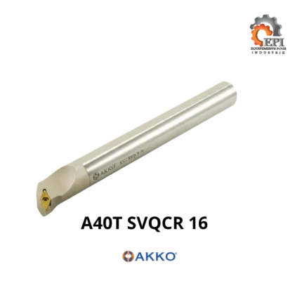 Porte-outil de tournage intérieur AKKO A40T SVQCR 16 – Compatible plaquettes VBMT 1604