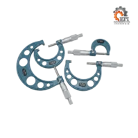 Jeu de 4 micromètres d'extérieur 0-100 mm – SDM0054 Résolution 0,01 mm