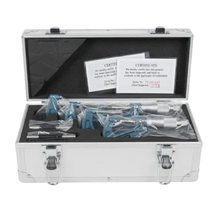 Jeu de 4 micromètres d'extérieur 0-100 mm – SDM0054 Résolution 0,01 mm