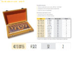 Jeu de cales étalon en acier – 32 Pc 64HRC – Image 2